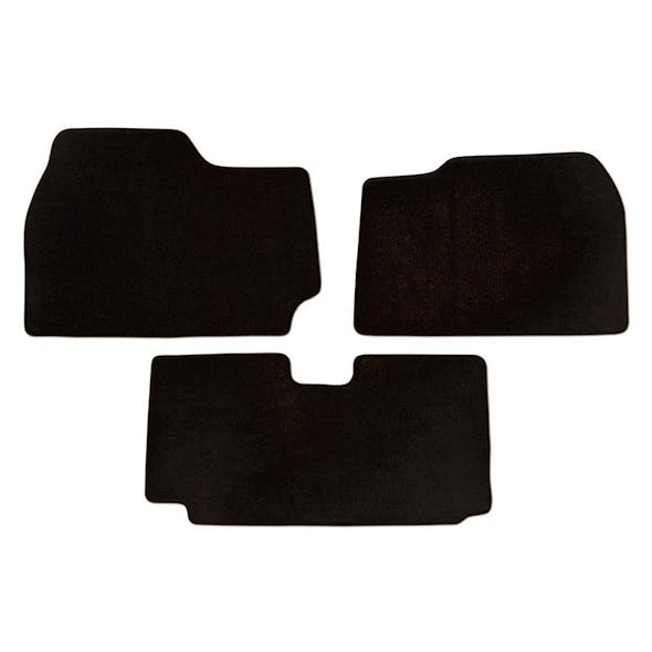 Kenworth T2000 Floor Mats 3 Piece Kit 2000-2010 Carpet Black