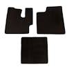 Kenworth T660 T800 W900 Floor Mats 3 Piece Kit Carpet Black Manual Transmission
