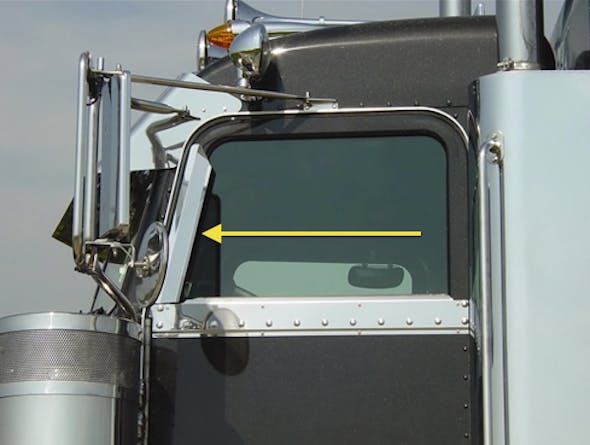 Peterbilt 359 379 362 Window Air Deflectors