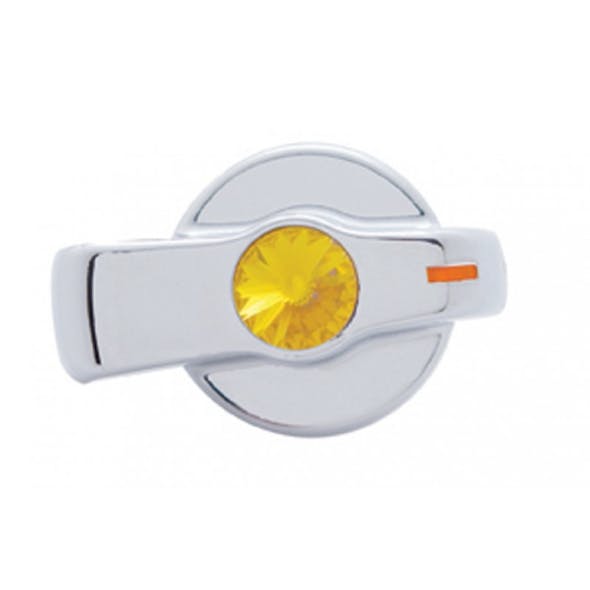Freightliner FL Century Coronado & Columbia A/C Knob With Diamond - Amber