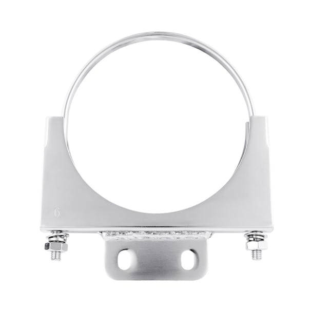 6" Peterbilt Cab Exhaust Clamp Bracket - Thumbnail
