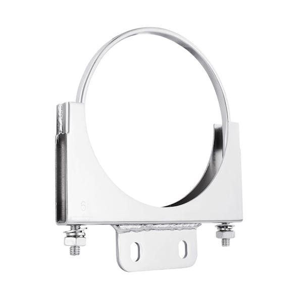 6" Peterbilt Cab Exhaust Clamp Bracket - Side