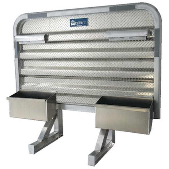 Dyna Light Security Headache Rack With Chain Racks & 24" Trays 