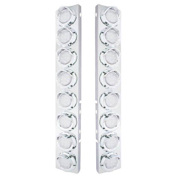 Peterbilt 379 389 Front Air Cleaner Light Bar With Clear Lens