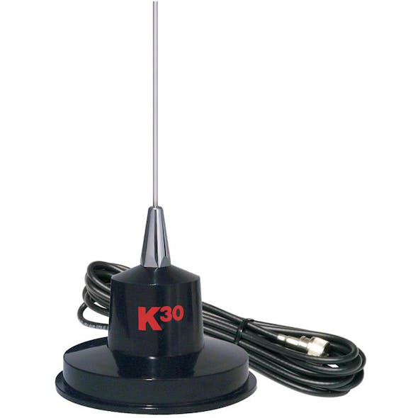K40 35" Magnet Mount Stainless Steel Base Loaded CB Antenna