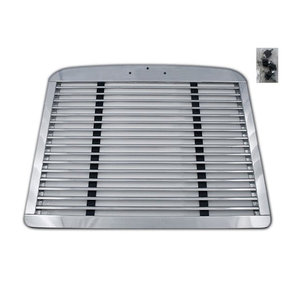 Freightliner FLD 120 Classic Grill Brushed Aluminum Grille