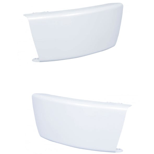 Freightliner M2 112 Bumper End Piece 28.35" - Chrome Complete Set