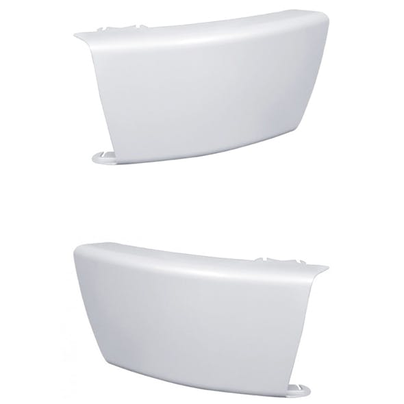 Freightliner M2 112 Bumper End Piece 24.8" - Painted Complete Set