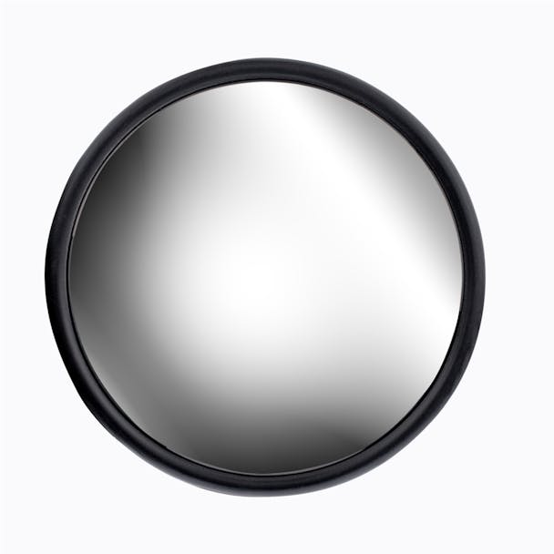 6" Stainless Steel Convex Mirror With Center Stud - Front