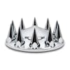 Chrome Front Hub Cover With Pointed Removable Hubcap - Thumbnail