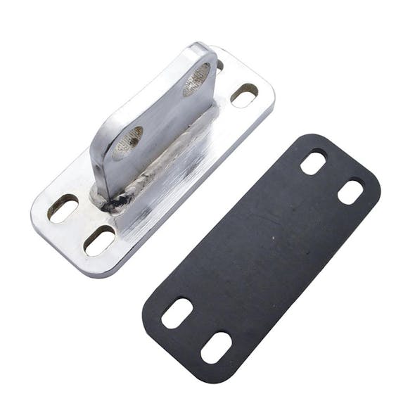 Peterbilt Exhaust Bracket Flat Stainless 14-12998 With Pad