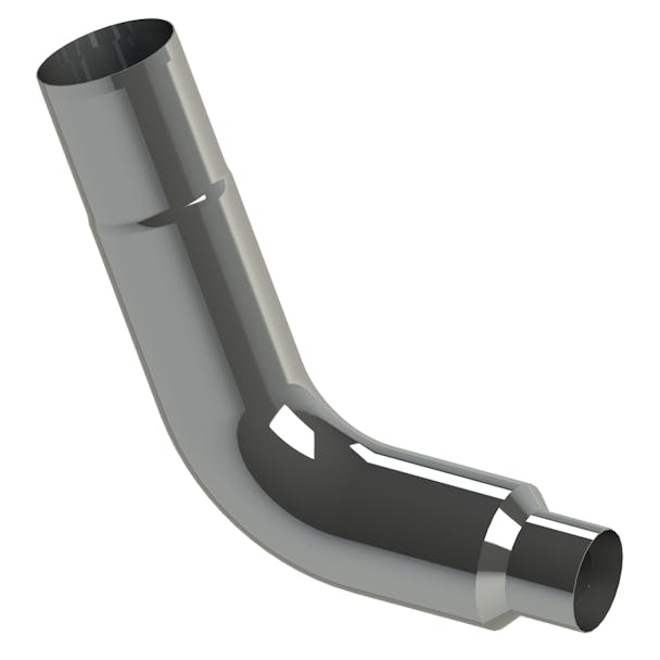 Lincoln Chrome Exhaust Elbow 8" Reduced to 5"