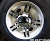 Spyder 225 Series Chrome Rear Axle Wheel Cover On 24.5" Wheel