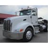 Peterbilt 386 Bumper Set Back Axle White Truck Side View
