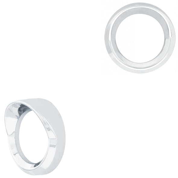 Freightliner Cascadia Small Gauge Cover With Visor Front View and Side View