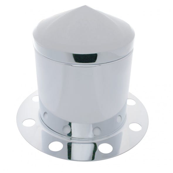 3Pc Pointed Rear Axle Cover for Wheels With 33mm Lug Nuts - 8 Lug