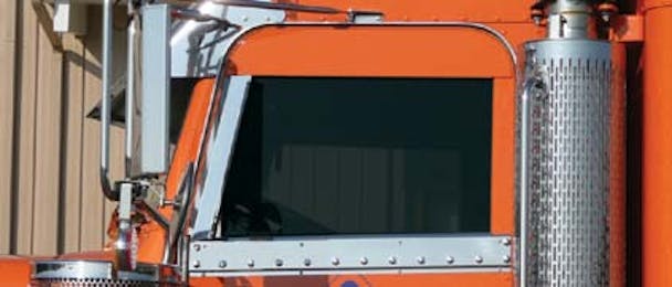 Peterbilt Chopped Look Top Of Door Trim With Sanded Finish By RoadWorks