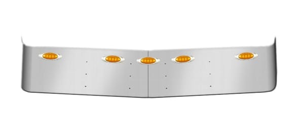 Freightliner Classic 13" Visor with LED lights