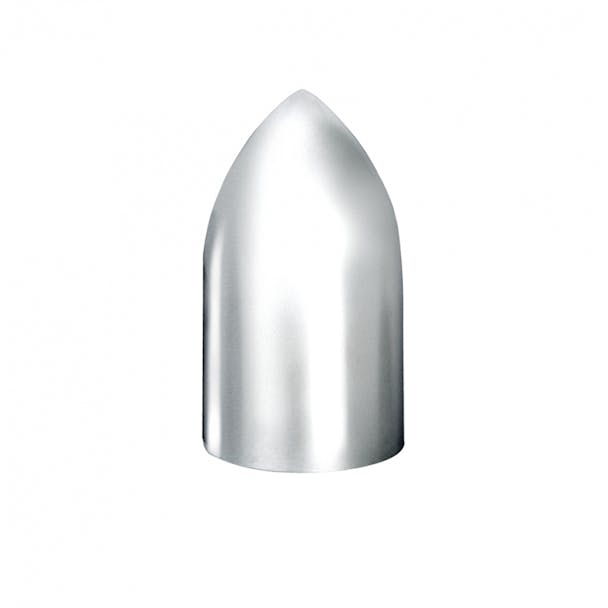 10 Pack of Chrome 33mm Thread On Bullet Nut Covers