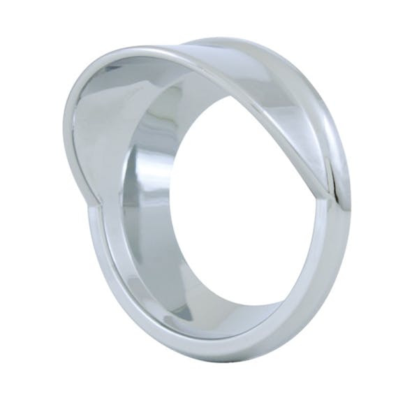 Kenworth Small Chrome Gauge Cover Single Gauge