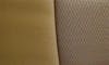 Tan Vinyl Seat Cover With Fabric & Pocket