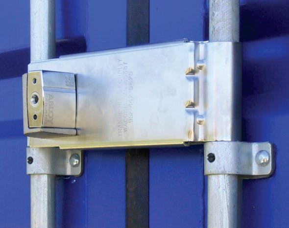 King Pin Lock to Secure Dropped Truck Trailer - Transport Security -  ENFORCER