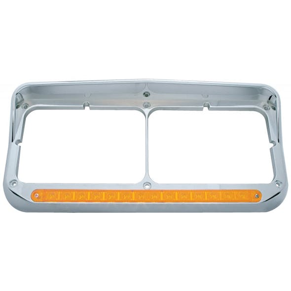 Amber LED/Amber Lens Dual Headlight Bezel
