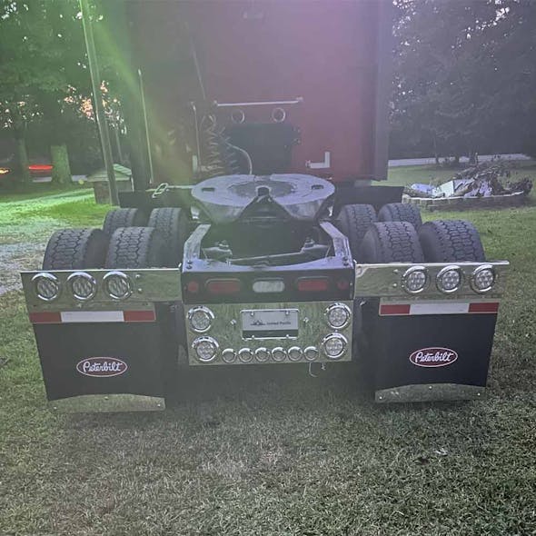 Universal Conspicuity Plate For Mud Flap Tape