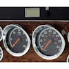 Freightliner Cascadia Large Chrome Gauge Cover With Visor In Truck