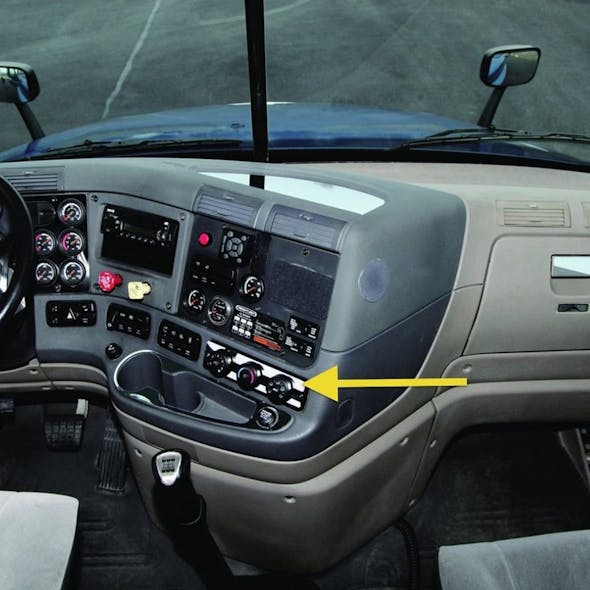 Freightliner Cascadia Climate Controls Trim