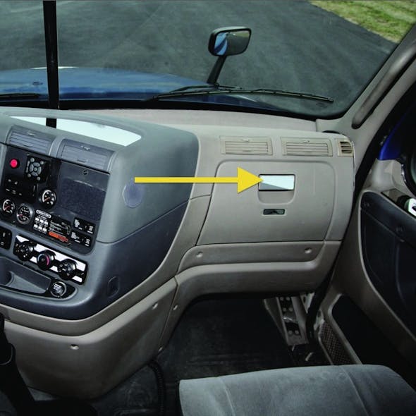 Freightliner Cascadia Glove Box Handle Trim