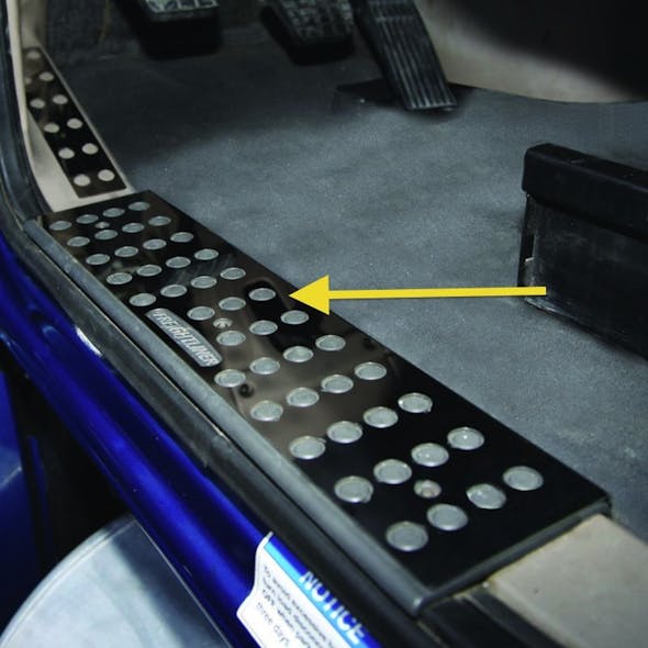 Freightliner Cascadia Stainless Steel Door Entry Sill Cover