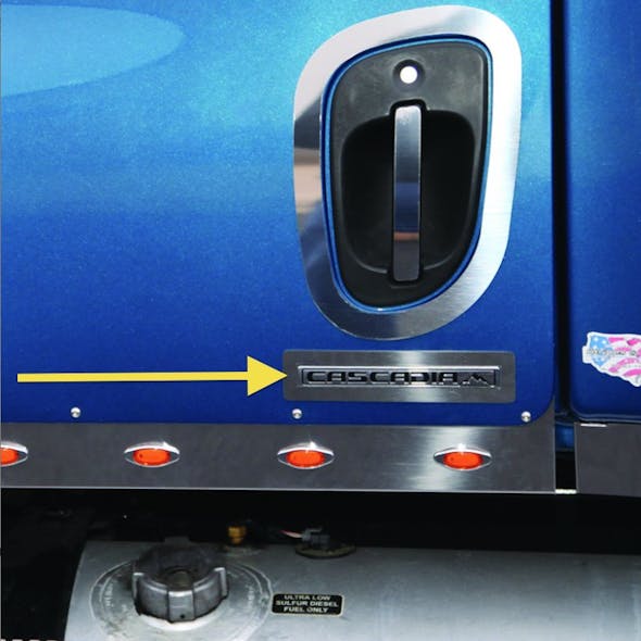 Freightliner Cascadia Logo Trim
