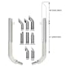 Kenworth W900L 6" Dynaflex Chrome Exhaust Kit