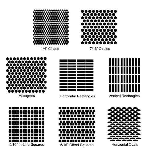Peterbilt 579 Punched Grill Insert By RoadWorks Option 1