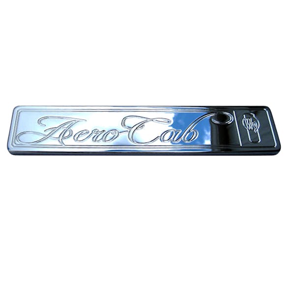 Customizable AeroCab Emblem Replacement Plate