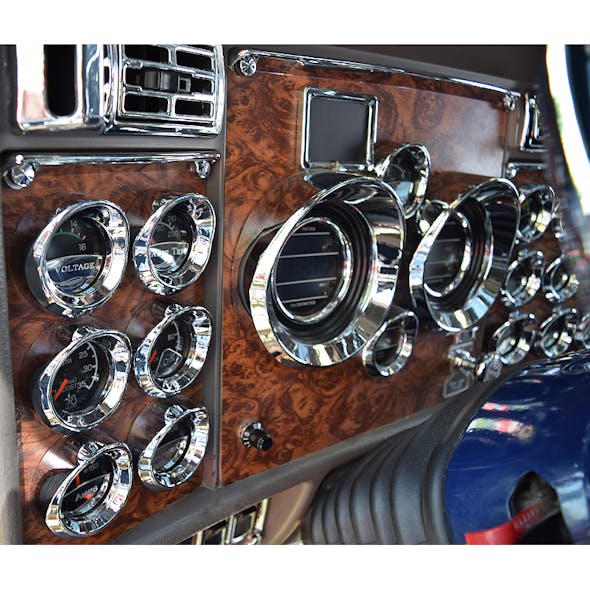 Kenworth 2002-2005 Dash Kit Side A - On Truck Side Angle