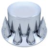 Chrome Rear Axle Wheel Cover w Hubcap & Lug Nut Covers Super Spike