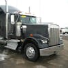 Kenworth W900L Chrome 16" Standard Tapered Bumper On Truck