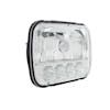 5" x 7" High Power LED High & Low Beam Crystal Headlight Tilted Left
