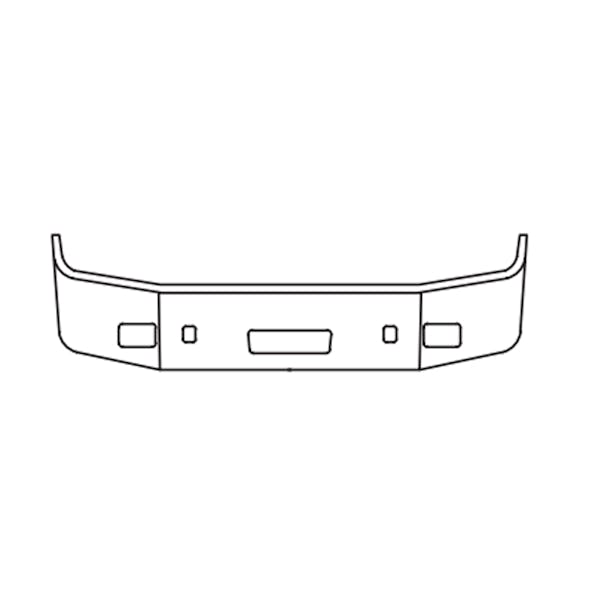 Peterbilt 384 HW & HW-SP Bumper Cutout Image