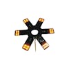 8" Star With Amber LEDs For 15" Donaldson & Vortox Air Breather