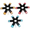 8" Star With LEDs For 15" Donaldson & Vortox Air Breather Amber Red Blue