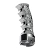 Skull Pistol Grip Gearshift Knob - Chrome Bottom