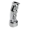 Skull Pistol Grip Gearshift Knob - Chrome Front Tilt