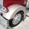 Peterbilt 379 Ribbed Fiberglass Front Fender Set Painted Beige