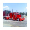Peterbilt 379 Fiberglass Cab Cowl Panels Painted Red