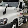 Freightliner Cascadia Chrome Hood Mirror Cover On Truck