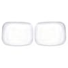 Freightliner Cascadia Chrome Hood Mirror Cover Set