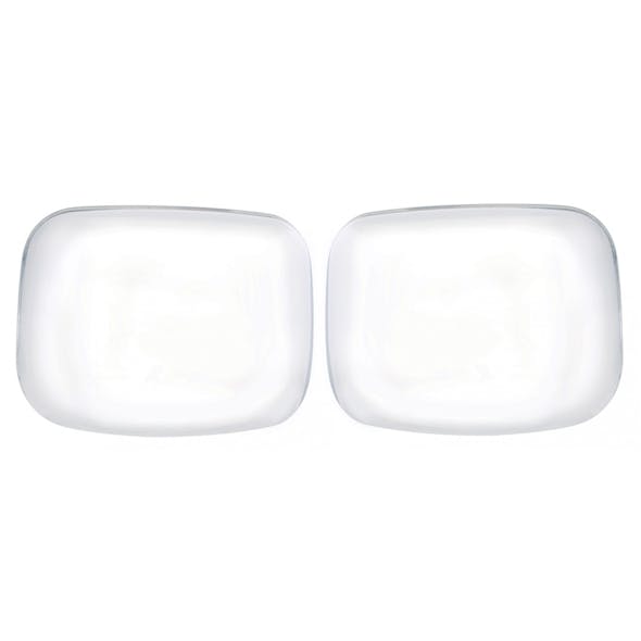Freightliner Cascadia Chrome Hood Mirror Cover Set